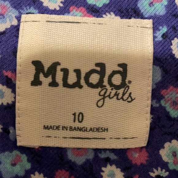 Mudd Girls flower print top. Size 10 - Picture 2 of 6
